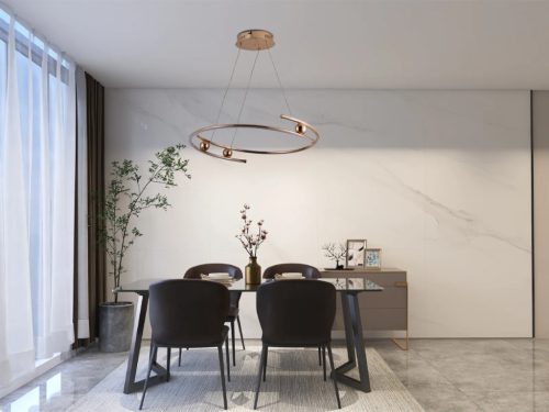 LED mennyezeti lámpa 50W, 3900 lm, 3000–6500K, IP20, fém-akril - J4345/GCH