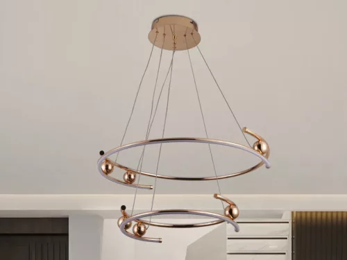 LED design mennyezeti lámpa 80W 400x2 + 600x2 mm IP20 3000-6500K dimmelhető SMART vezérlés - J4346/G