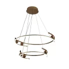 LED design mennyezeti lámpa 80W 400x2 + 600x2 mm IP20 3000-6500K dimmelhető SMART vezérlés - J4346/G