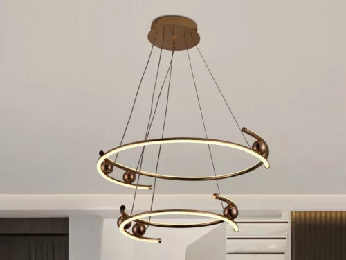 LED design mennyezeti lámpa 80W 400x2 + 600x2 mm IP20 3000-6500K dimmelhető SMART vezérlés - J4346/G