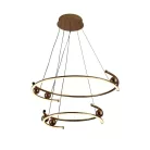 LED design mennyezeti lámpa 80W 400x2 + 600x2 mm IP20 3000-6500K dimmelhető SMART vezérlés - J4346/G