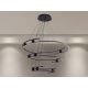 LED design mennyezeti lámpa 170W, 12500 lm, 3000K-6500K, IP20, 400x2+600x2+800x2 mm - J4347/B