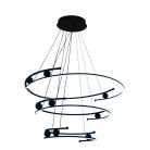 LED design mennyezeti lámpa 170W, 12500 lm, 3000K-6500K, IP20, 400x2+600x2+800x2 mm - J4347/B
