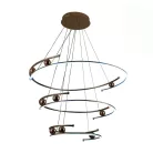 LED design mennyezeti lámpa 170W, 12500 lm, 3000K-6500K, IP20, 400x2+600x2+800x2 mm, arany - J4347/G