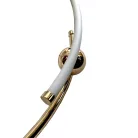 LED design mennyezeti lámpa 170W, 12500 lm, 3000K-6500K, IP20, 400x2+600x2+800x2 mm, arany - J4347/G