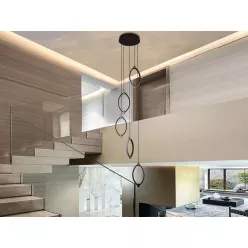   LED design mennyezeti lámpa 70W, 4200 lm, 3000K-6500K, IP20, 300x180 mm (5 darab) - J4349/BR