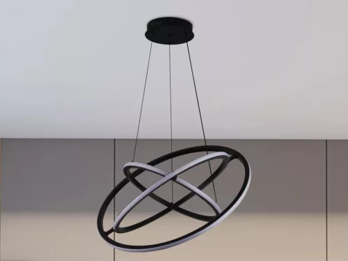 LED design mennyezeti lámpa 105W, 6300 lm, 3000K-6500K, IP20, 400+500+600 mm - J4350/B