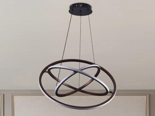 LED design mennyezeti lámpa 105W, 6300 lm, 3000K-6500K, IP20, 400+500+600 mm - J4350/BR