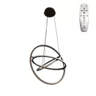 LED design mennyezeti lámpa 105W, 6300 lm, 3000K-6500K, IP20, 400+500+600 mm - J4350/BR