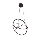 LED design mennyezeti lámpa 105W, 6300 lm, 3000K-6500K, IP20, 400+500+600 mm - J4350/BR