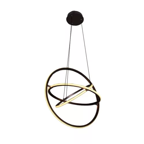 LED design mennyezeti lámpa 105W, 6300 lm, 3000K-6500K, IP20, 400+500+600 mm - J4350/BR