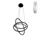 LED design mennyezeti lámpa 105W, 6300 lm, 3000K-6500K, IP20, 400+500+600 mm - J4350/B