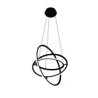 LED design mennyezeti lámpa 105W, 6300 lm, 3000K-6500K, IP20, 400+500+600 mm - J4350/B