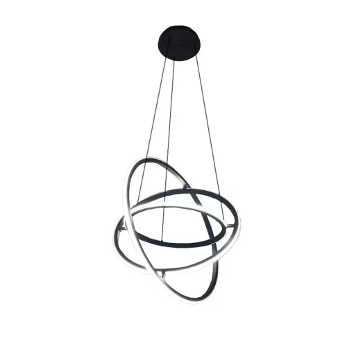 LED design mennyezeti lámpa 105W, 6300 lm, 3000K-6500K, IP20, 400+500+600 mm - J4350/B