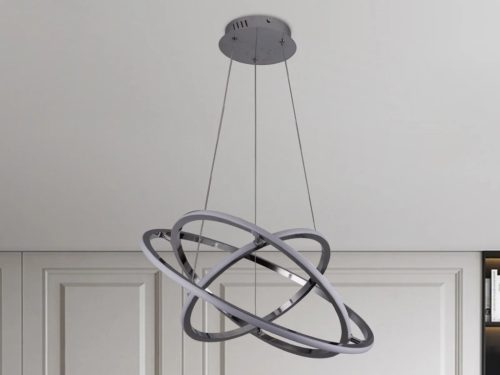 LED design mennyezeti lámpa 105W, 6300 lm, 3000K-6500K, IP20, 400+500+600 mm - J4350/CH