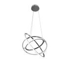 LED design mennyezeti lámpa 105W, 6300 lm, 3000K-6500K, IP20, 400+500+600 mm - J4350/CH