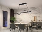 LED design mennyezeti lámpa 70W, 4200 lm, 3000K-6500K, IP20, 1000 mm - J4351/B