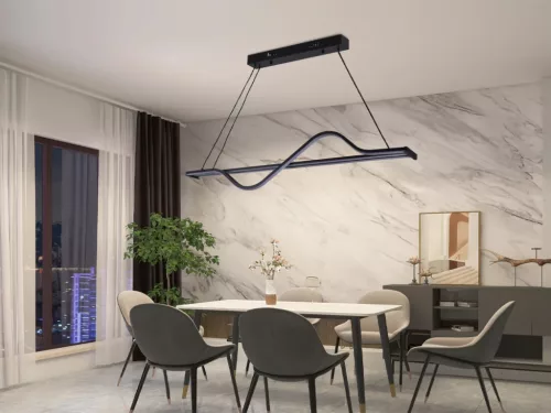 LED design mennyezeti lámpa 70W, 4200 lm, 3000K-6500K, IP20, 1000 mm - J4351/B