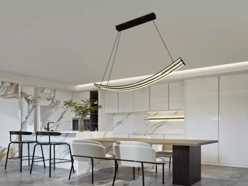 LED design mennyezeti lámpa 70W, 4200lm, 3000-6500K, IP20, fém-akril - J4354/B