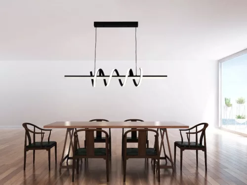 LED design mennyezeti lámpa 70W, 4200lm, 3000-6500K, IP20, fém-akril - J4355/B