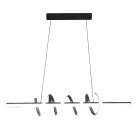 LED design mennyezeti lámpa 70W, 4200lm, 3000-6500K, IP20, fém-akril - J4355/B
