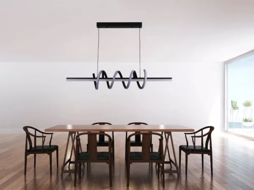 LED design mennyezeti lámpa 70W, 4200lm, 3000-6500K, IP20, fém-akril - J4355/B