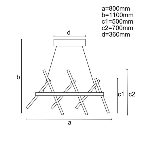 LED mennyezeti lámpa SMART vezérléssel 80W 4100lm 3000-6500K IP20 - J4356/B
