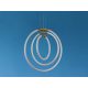 LED design függőlámpa 35W, 3500lm, 3000-6500K, IP20, fém-akril - J4358/G