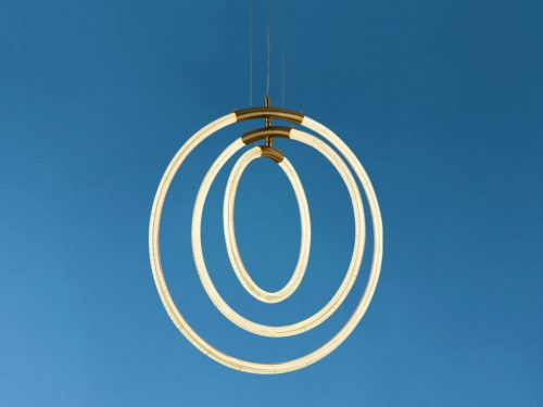 LED design függőlámpa 35W, 3500lm, 3000-6500K, IP20, fém-akril - J4358/G
