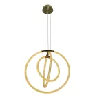 LED design függőlámpa 35W, 3500lm, 3000-6500K, IP20, fém-akril - J4358/G