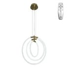 LED design függőlámpa 35W, 3500lm, 3000-6500K, IP20, fém-akril - J4358/G
