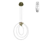 LED design függőlámpa 35W, 3500lm, 3000-6500K, IP20, fém-akril - J4358/G