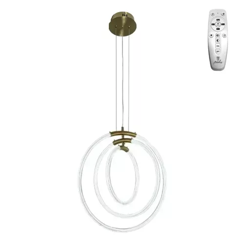 LED design függőlámpa 35W, 3500lm, 3000-6500K, IP20, fém-akril - J4358/G