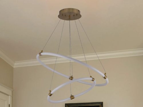 LED design mennyezeti lámpa 30W, 2800lm, 3000-6500K, IP20, fém-akril - J4359/G