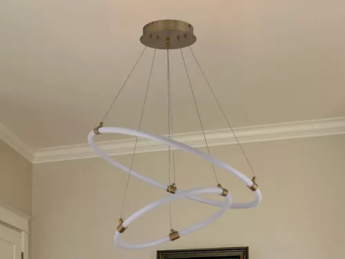 LED design mennyezeti lámpa 30W, 2800lm, 3000-6500K, IP20, fém-akril - J4359/G