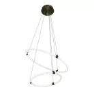 LED design mennyezeti lámpa 30W, 2800lm, 3000-6500K, IP20, fém-akril - J4359/G