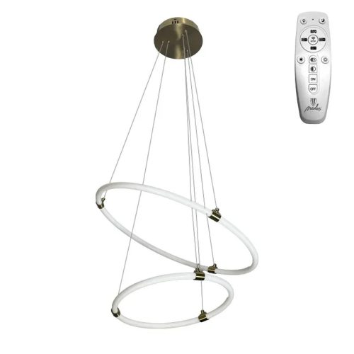 LED design mennyezeti lámpa 30W, 2800lm, 3000-6500K, IP20, fém-akril - J4359/G