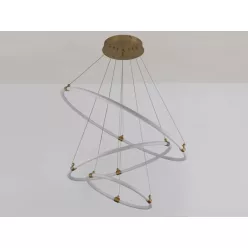   LED design mennyezeti lámpa 45W, 4300lm, 3000-6500K, IP20, fém-akril - J4360/G