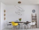 LED design mennyezeti lámpa 45W, 4300lm, 3000-6500K, IP20, fém-akril - J4360/G
