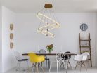 LED design mennyezeti lámpa 45W, 4300lm, 3000-6500K, IP20, fém-akril - J4360/G