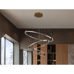   LED design függőlámpa 45W, 4300lm, 3000-6500K, IP20, fém-akril - J4361/G