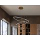 LED design függőlámpa 45W, 4300lm, 3000-6500K, IP20, fém-akril - J4361/G