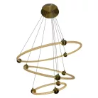 LED design függőlámpa 45W, 4300lm, 3000-6500K, IP20, fém-akril - J4361/G