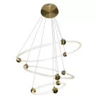 LED design függőlámpa 45W, 4300lm, 3000-6500K, IP20, fém-akril - J4361/G