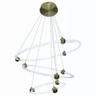 LED design függőlámpa 45W, 4300lm, 3000-6500K, IP20, fém-akril - J4361/G