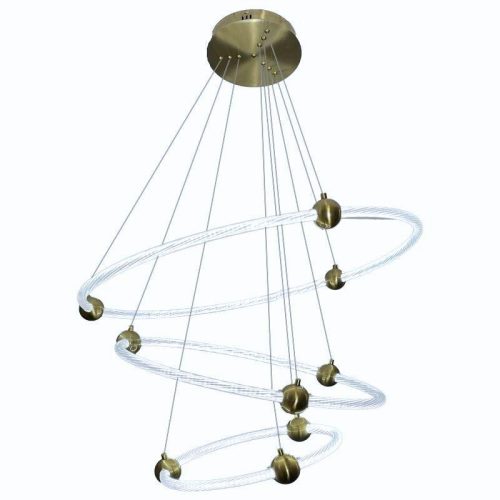 LED design függőlámpa 45W, 4300lm, 3000-6500K, IP20, fém-akril - J4361/G