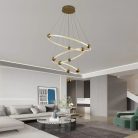 LED design függőlámpa 45W, 4300lm, 3000-6500K, IP20, fém-akril - J4361/G