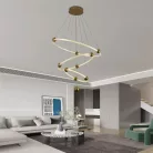 LED design függőlámpa 45W, 4300lm, 3000-6500K, IP20, fém-akril - J4361/G