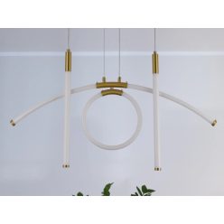   LED design függőlámpa 25W, 2400lm, 3000-6500K, IP20, fém-akril - J4362/G