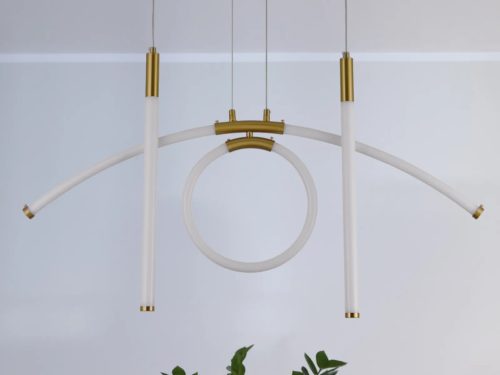 LED design függőlámpa 25W, 2400lm, 3000-6500K, IP20, fém-akril - J4362/G